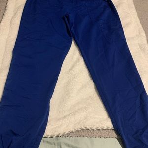Royal blue scrub pants